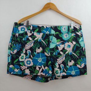 NWT S14 Loft Cotton Riviera Tropical Print Shorts